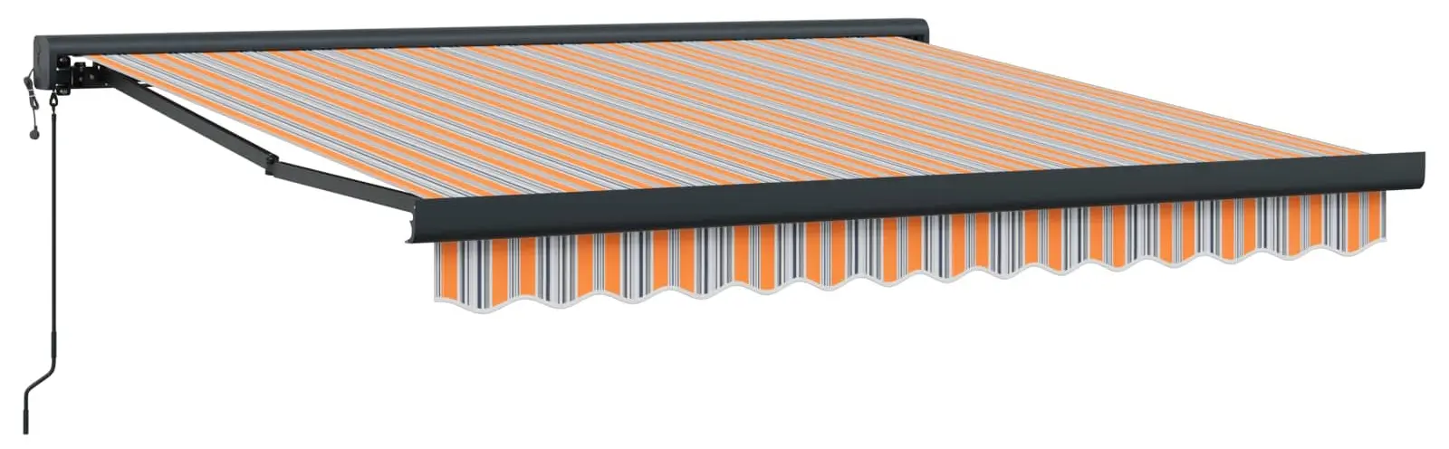 Copertina retractabila VidaXL 3330300 350x250 (Orange/Grey)