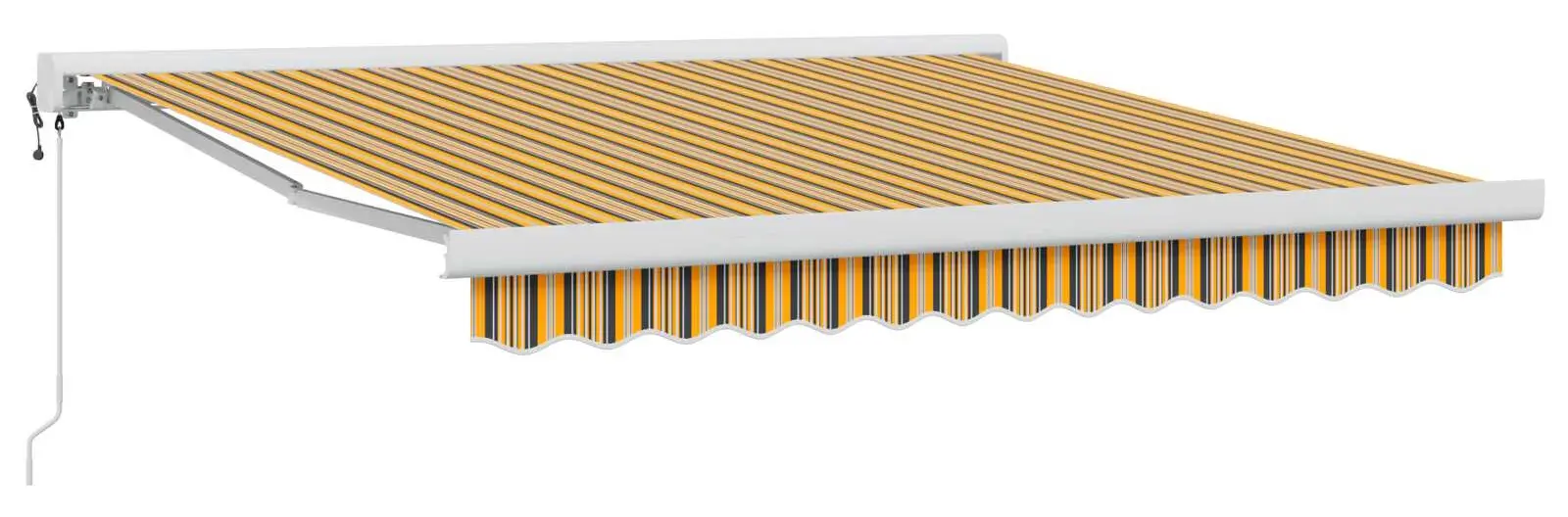 Маркиза выдвижная VidaXL 3330316 350x250 (Yellow/Grey)