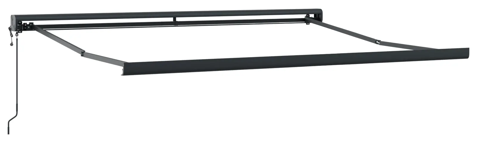 Copertina retractabila VidaXL 3330336 350x250 (Black) - 2