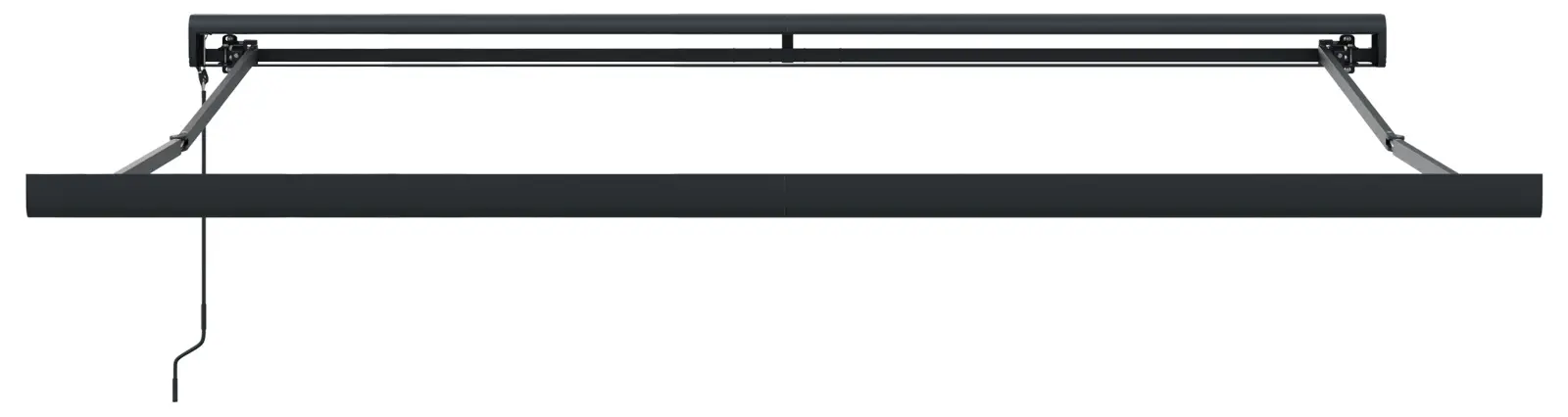 Copertina retractabila VidaXL 3330336 350x250 (Black) - 3