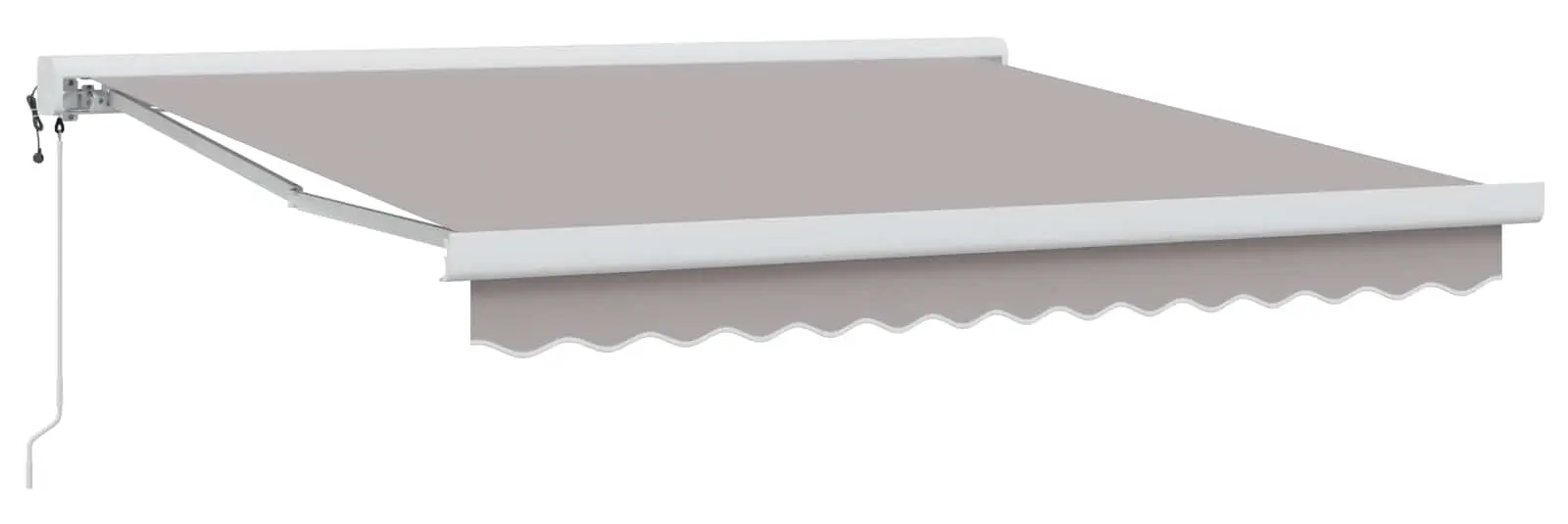 Маркиза выдвижная VidaXL 3330388 350x250 (Light Grey)