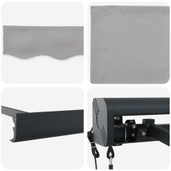 Copertina retractabila VidaXL 3330390 (Light Grey) Thumb