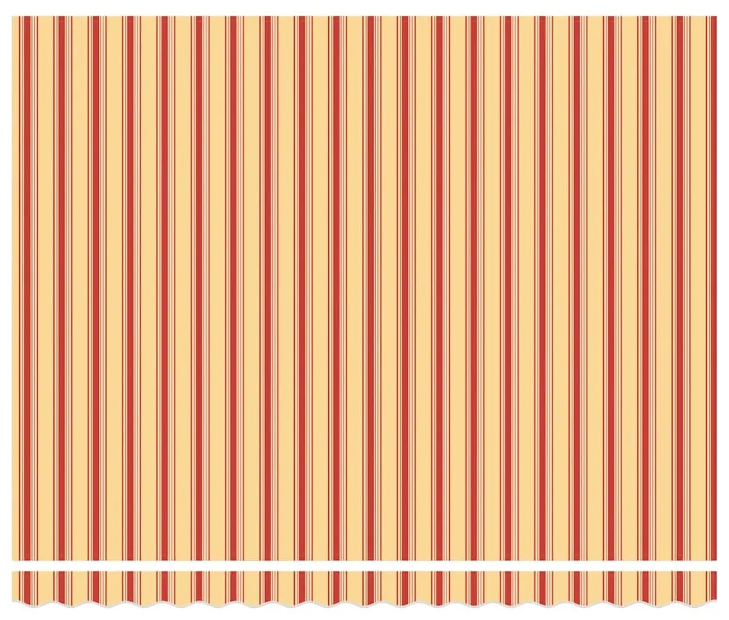 Маркиза выдвижная VidaXL 3330540 (Yellow/Orange) - 4