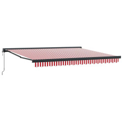 Copertina retractabila VidaXL 3330556 400x300 (Red/White)
