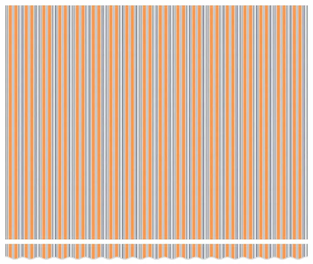 Copertina retractabila VidaXL 3330572 (Orange/Grey) - 4