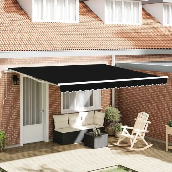 Copertina retractabila VidaXL 3330591 (Black) - 9