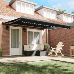 Маркиза выдвижная VidaXL 3330604 (Black) Thumb