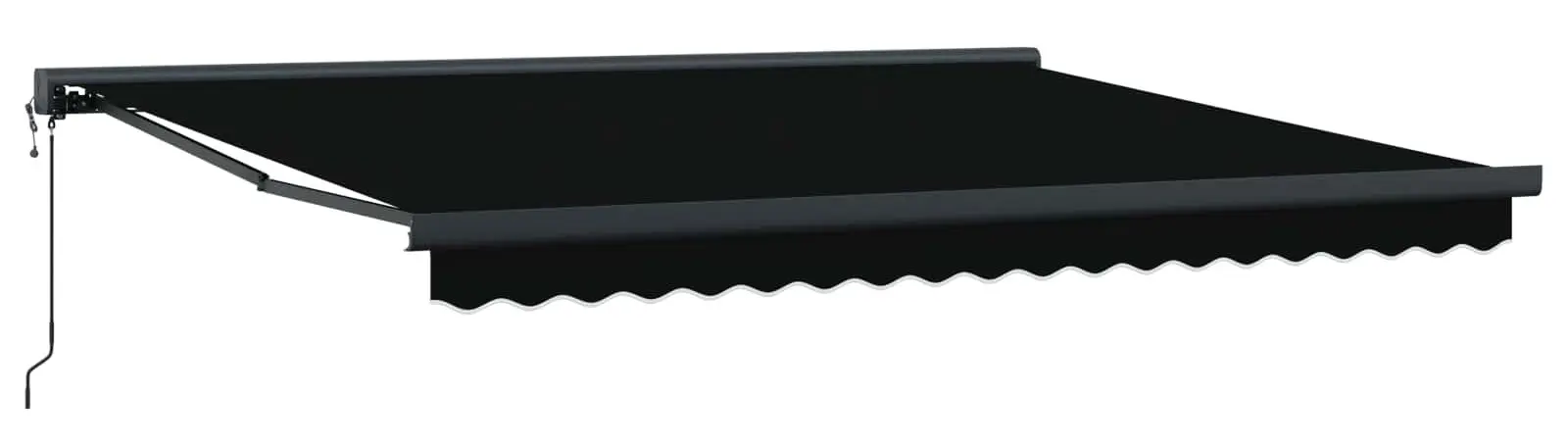 Маркиза выдвижная VidaXL 3330604 (Black)