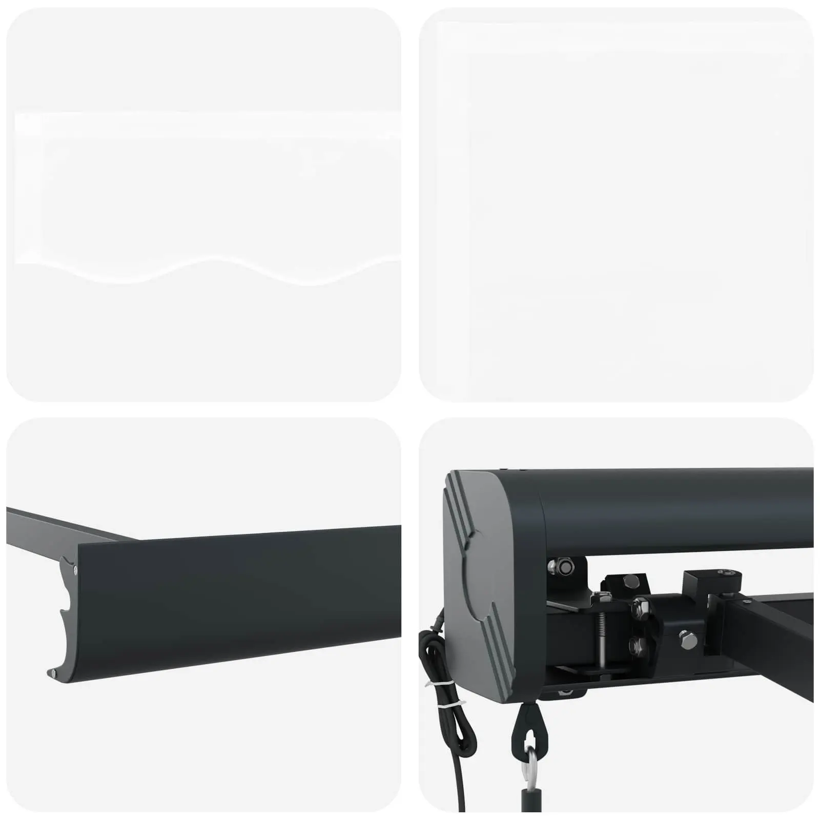 Маркиза выдвижная VidaXL 3330636 (White) - 4