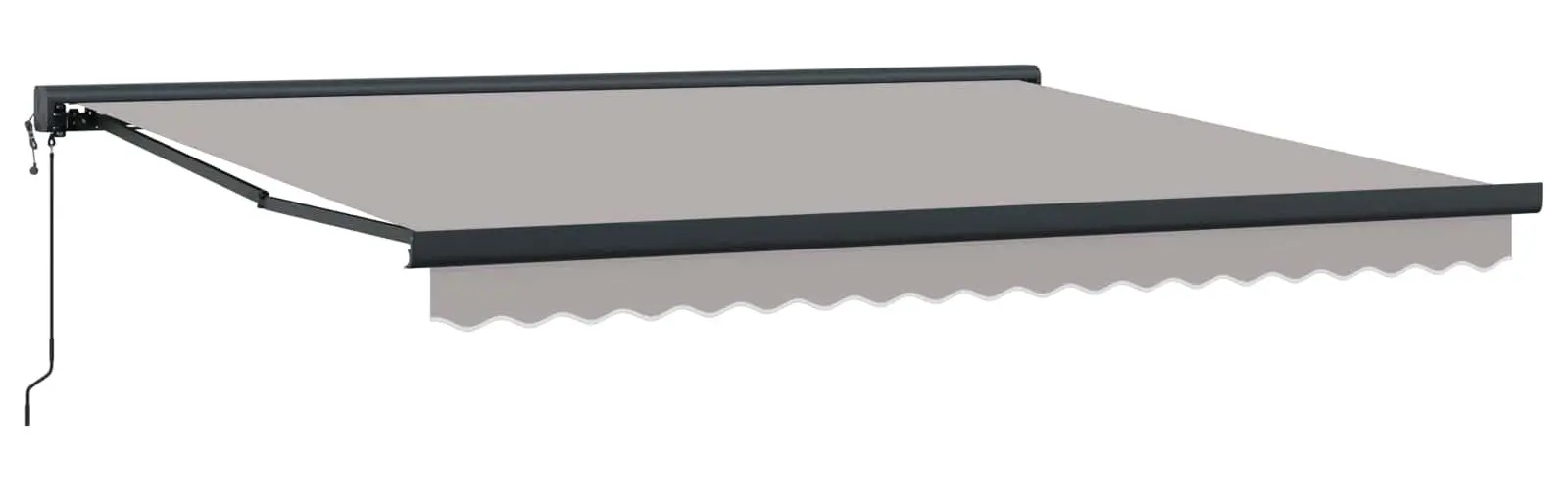 Маркиза выдвижная VidaXL 3330652 (Light Grey)