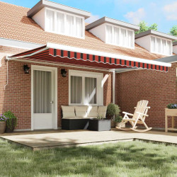 Маркиза выдвижная VidaXL 3330888 (Orange/Brown) Thumb