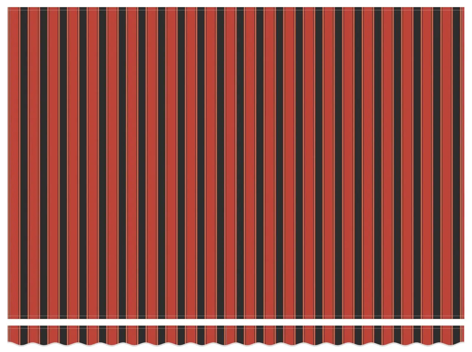 Маркиза выдвижная VidaXL 3330890 (Orange/Brown) - 4