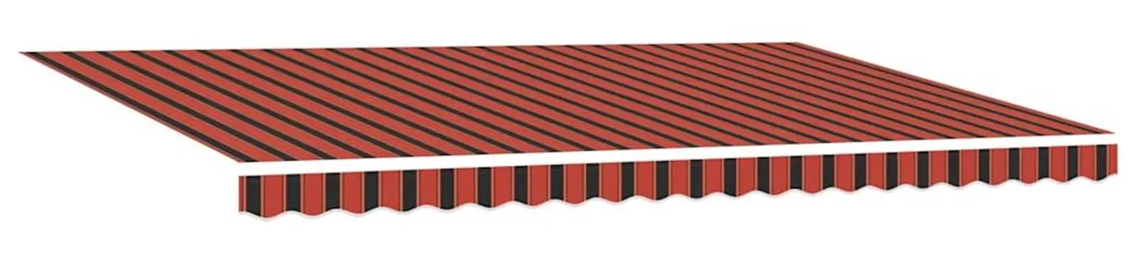 Маркиза выдвижная VidaXL 3331219 (Orange/Brown) - 3