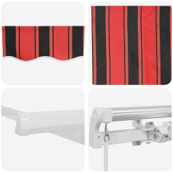 Маркиза выдвижная VidaXL 3331219 (Orange/Brown) Thumb