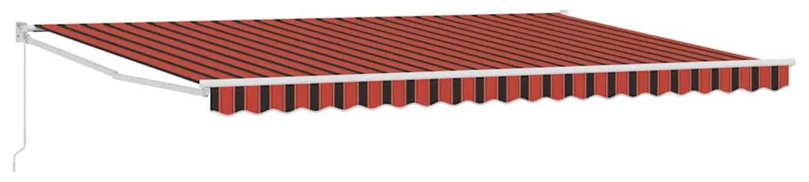 Маркиза выдвижная VidaXL 3331227 (Orange/Brown)