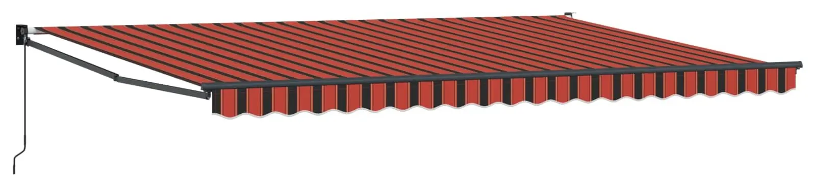 Copertina retractabila VidaXL 3331229 (Orange/Brown)