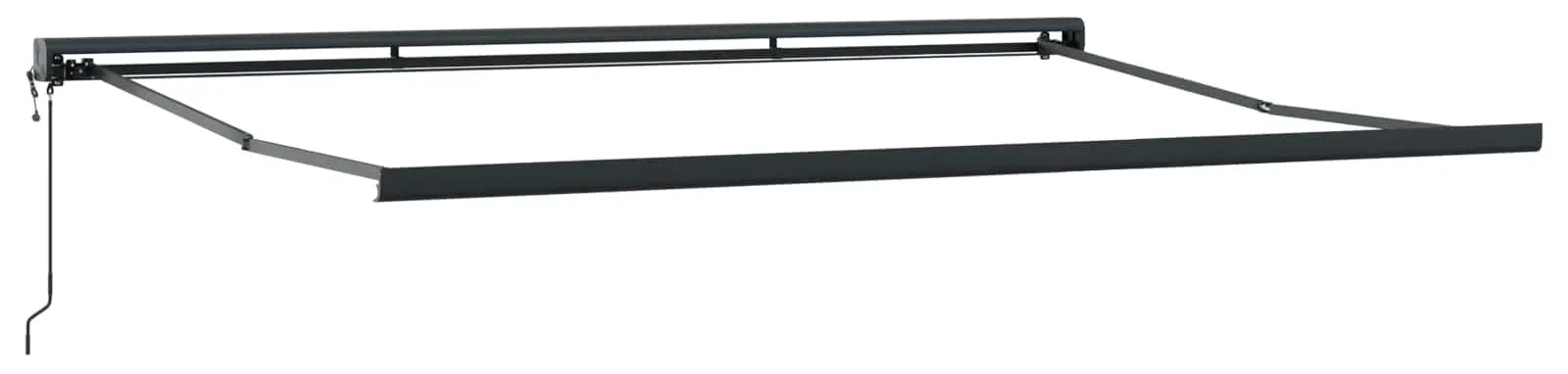 Маркиза выдвижная VidaXL 3331234 500x300 (Orange/Brown) - 2