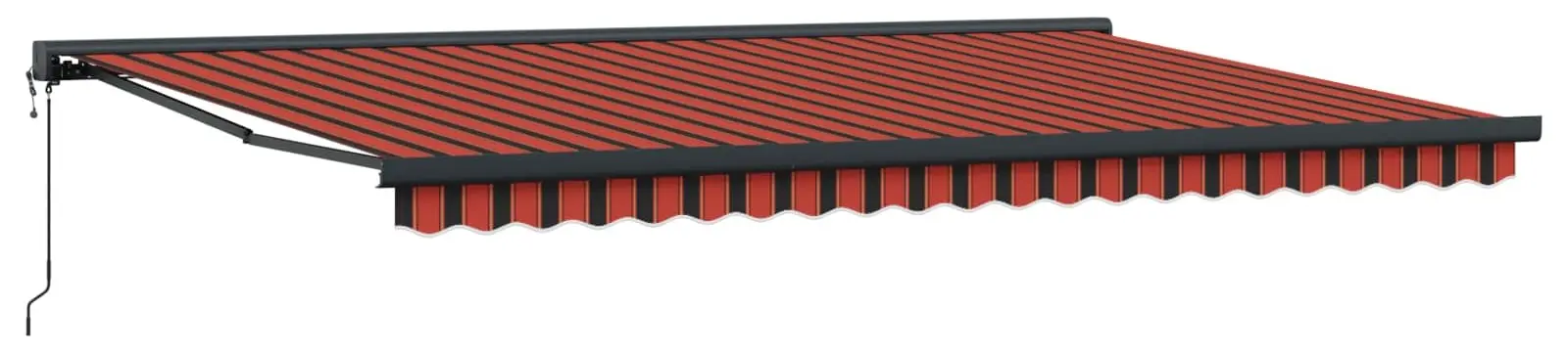 Маркиза выдвижная VidaXL 3331234 500x300 (Orange/Brown)