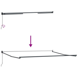Маркиза выдвижная VidaXL 3331253 (Yellow/Orange) Thumb