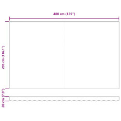 Маркиза выдвижная VidaXL 3331253 (Yellow/Orange) Thumb