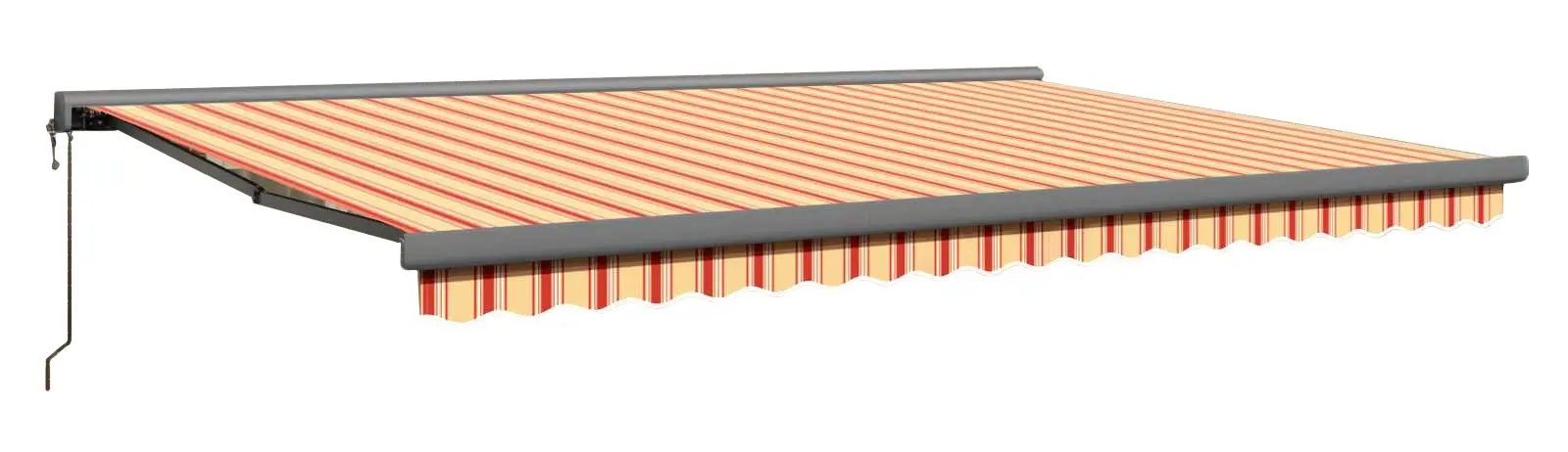 Маркиза выдвижная VidaXL 3331258 (Yellow/Orange)