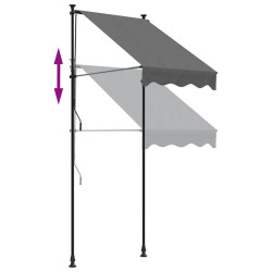 Маркиза выдвижная VidaXL 368736 100x150 (Anthracite) Thumb