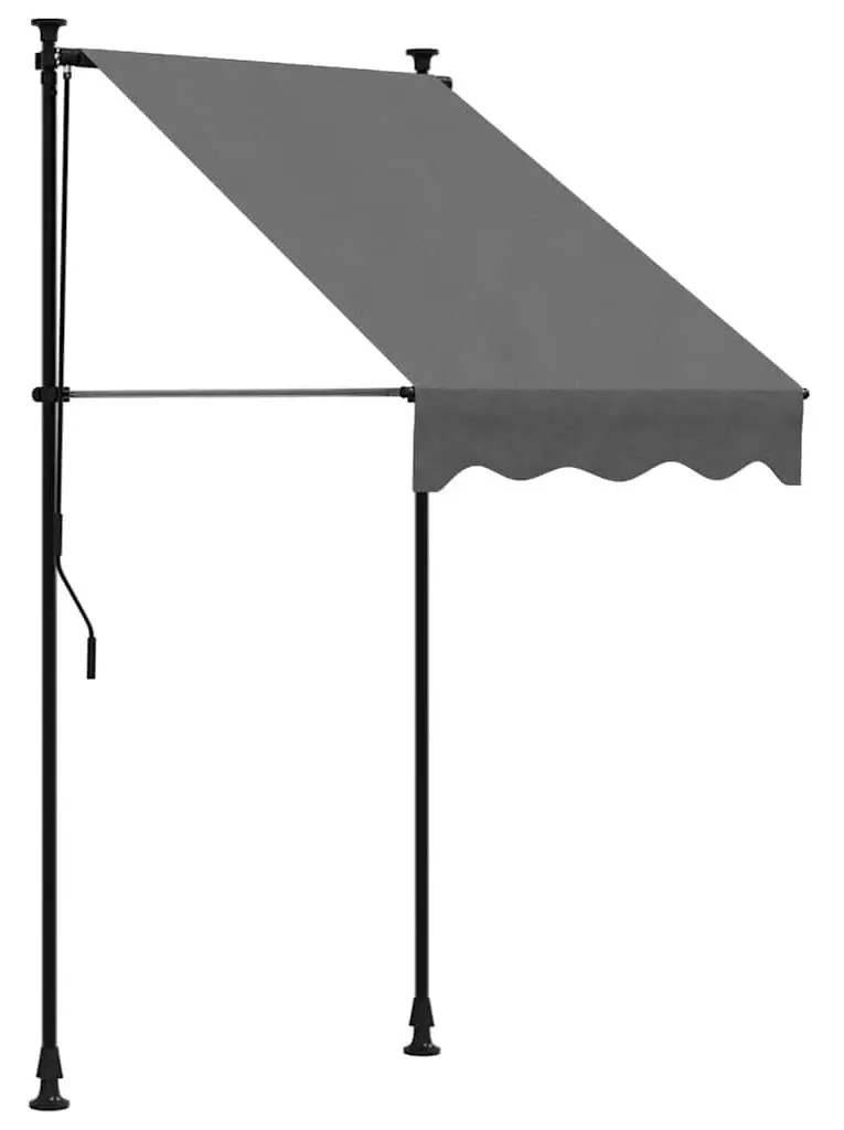 Маркиза выдвижная VidaXL 368736 100x150 (Anthracite)