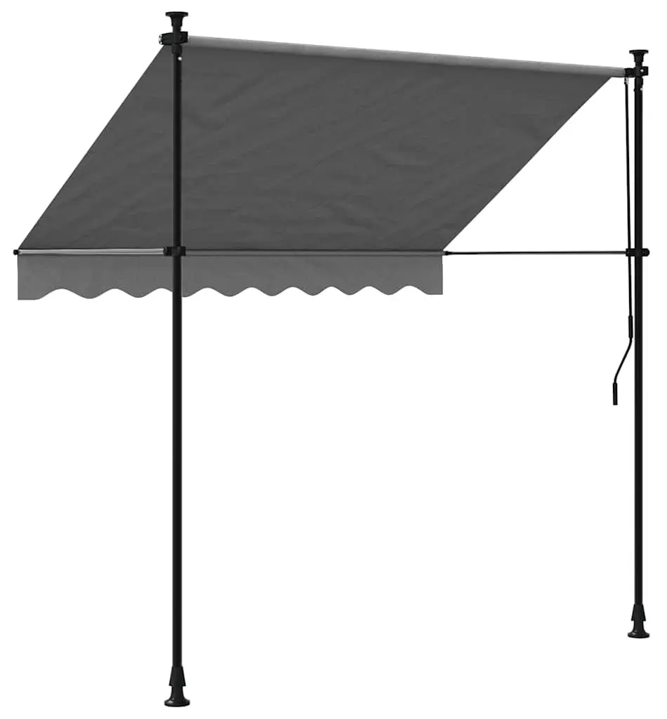 Маркиза выдвижная VidaXL 368738 200x150 (Anthracite) - 4