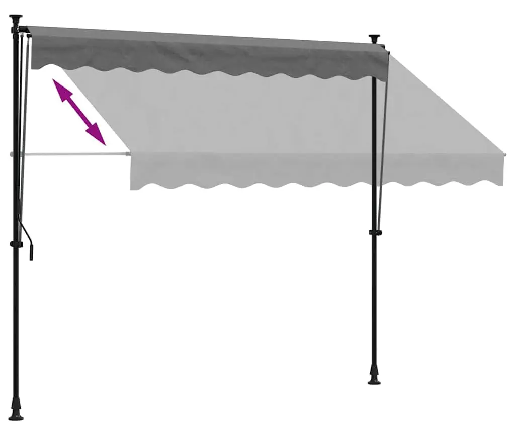 Маркиза выдвижная VidaXL 368739 (Anthracite) - 5