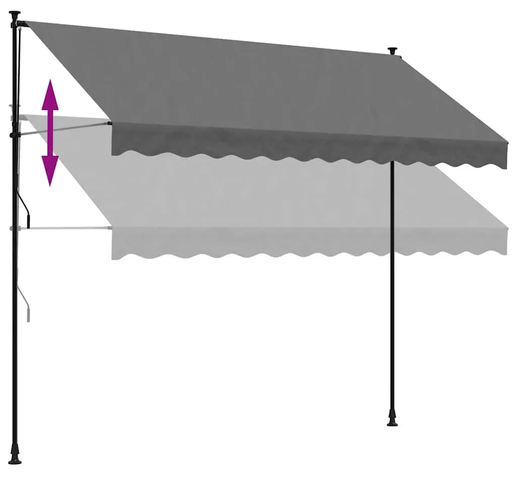 Маркиза VidaXL 368740 300x150 (Anthracite) - 6