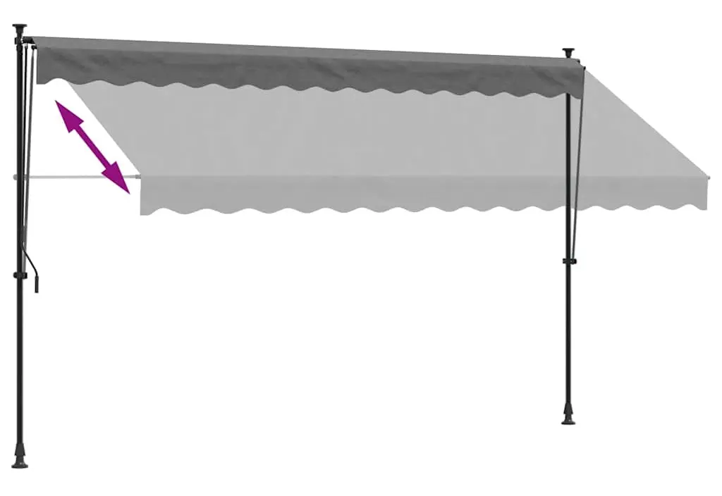 Маркиза выдвижная VidaXL 368741 (Anthracite) - 5