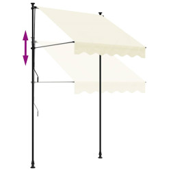 Маркиза выдвижная VidaXL 368744 (Cream) Thumb