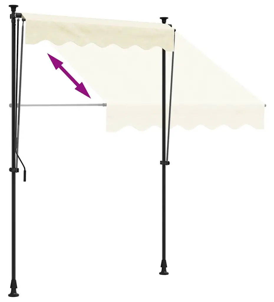 Copertina retractabila VidaXL 368745 (Cream) - 5