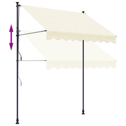 Маркиза выдвижная VidaXL 368746 (Cream) Thumb