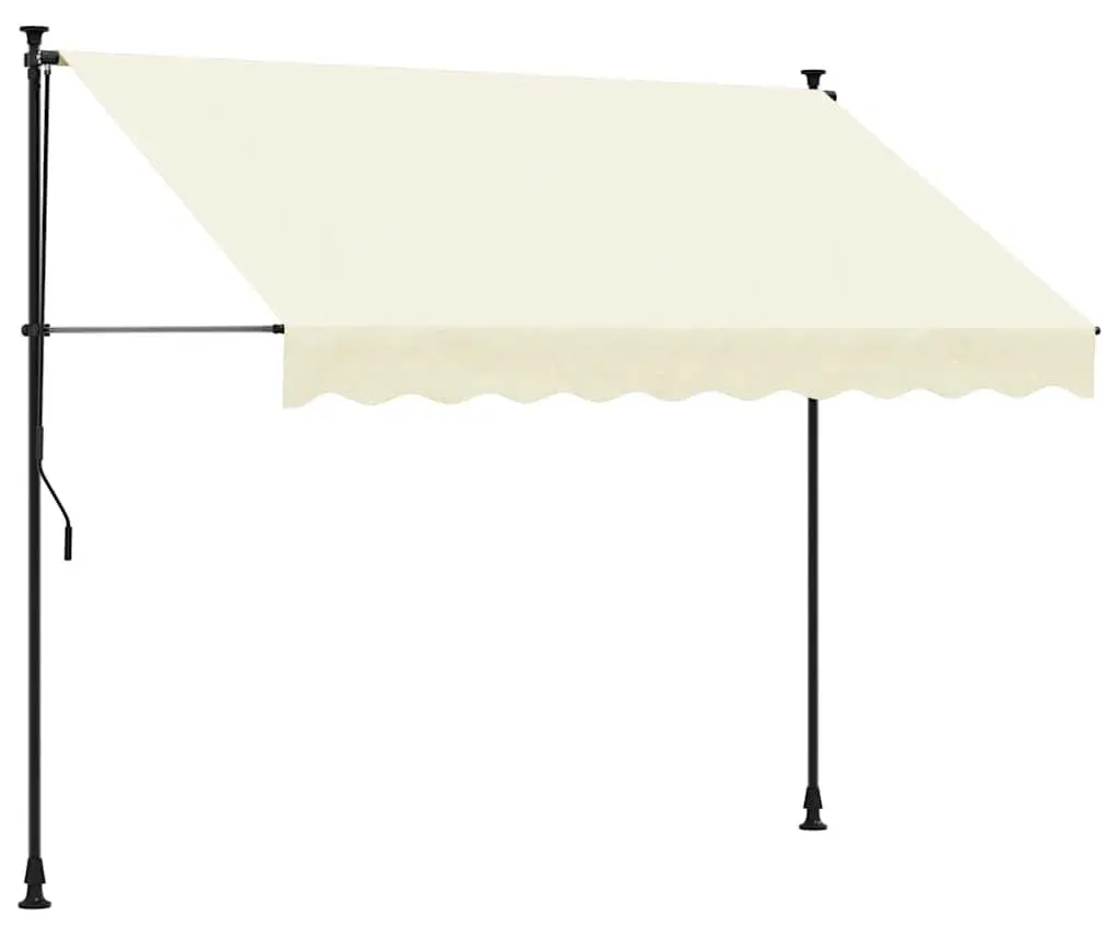 Маркиза выдвижная VidaXL 368747 300x150 (Cream)