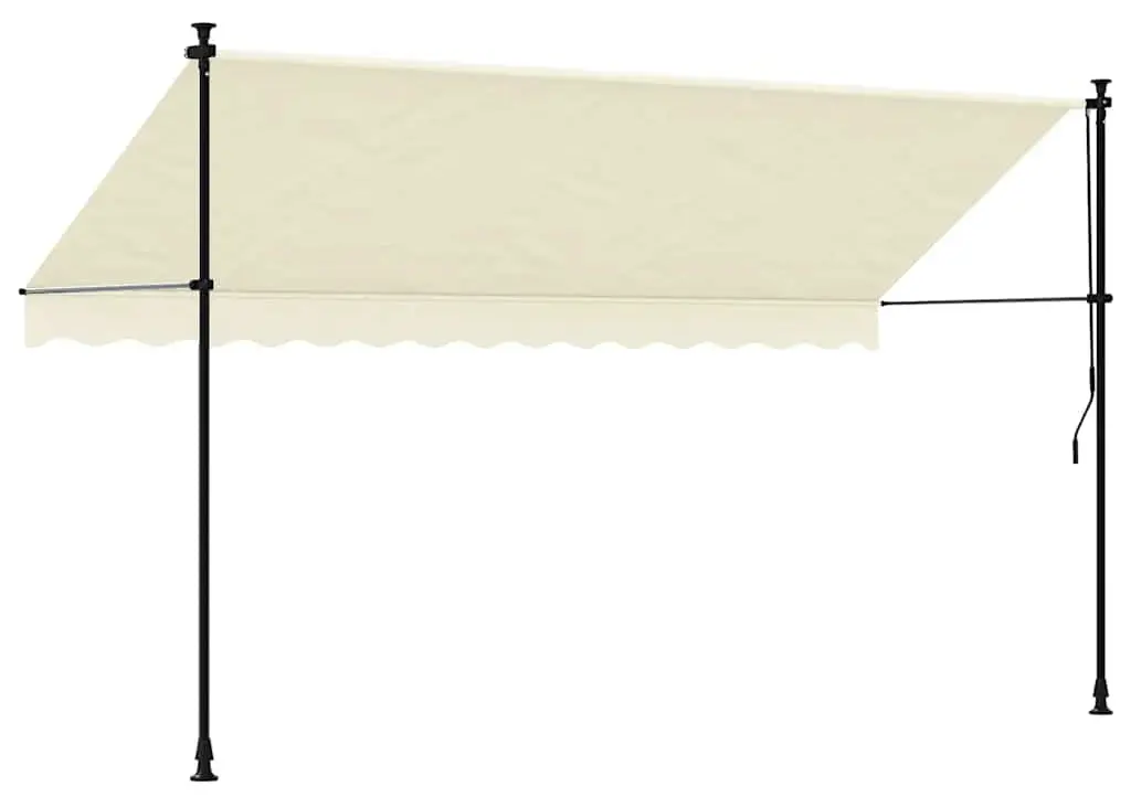 Маркиза выдвижная VidaXL 368748 350x150 (Cream) - 4