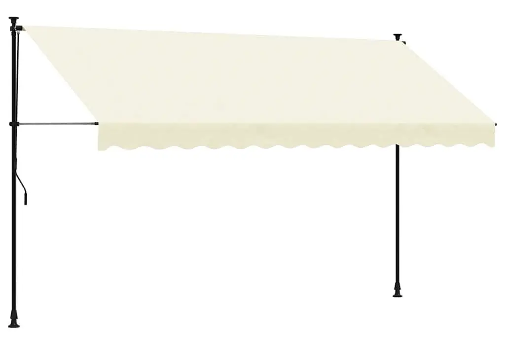 Маркиза выдвижная VidaXL 368748 350x150 (Cream)