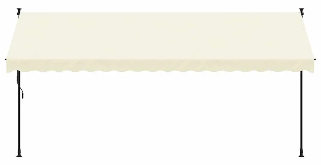 Copertina retractabila VidaXL 368749 (Cream) - 2