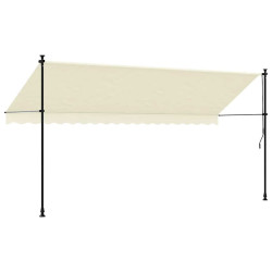 Copertina retractabila VidaXL 368749 (Cream) Thumb