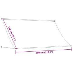 Маркиза выдвижная VidaXL 368754 (Anthracite) Thumb