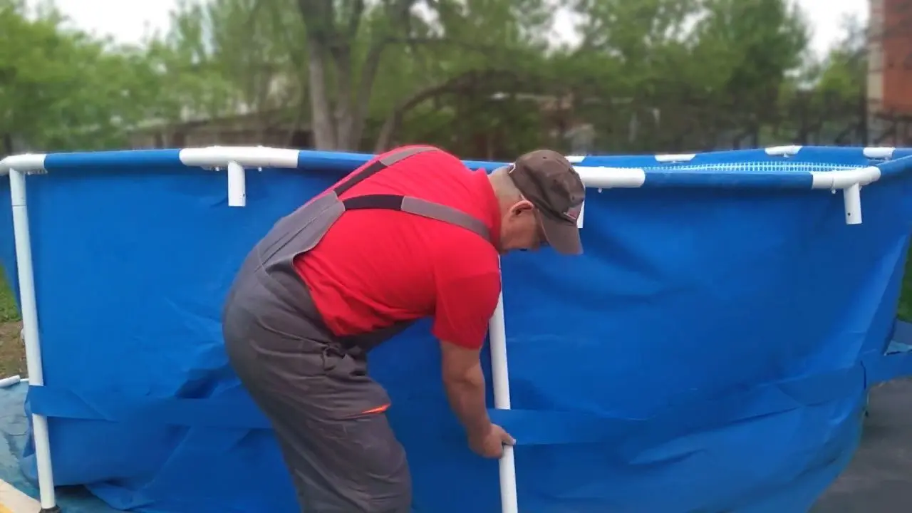 Inserarea piscinei cu cadru (de la 5000 pana la 10000 litri)