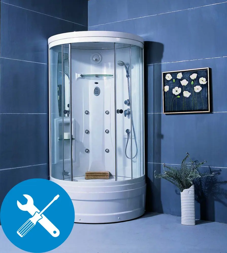 Instalarea cabinei de duș cu hidromasaj