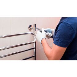 Монтаж полотенцесушителя