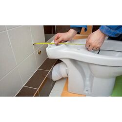 Установка напольного унитаза