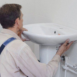 Instalarea lavoarului Thumb