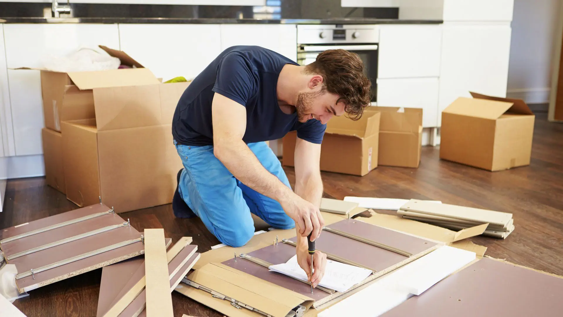 Сборка барного стола