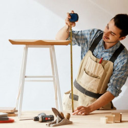 Asamblarea scaunului de bar Thumb