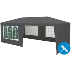 Asamblarea și instalarea pavilionului (1 metru lungime)