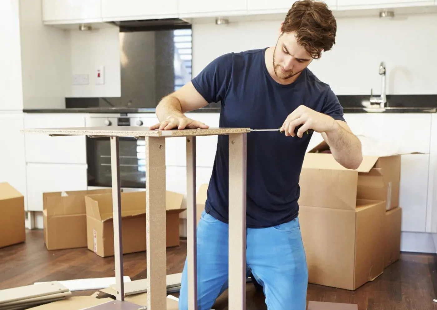 Сборка кухонной скамьи