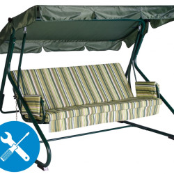 Сборка садовой качели Thumb